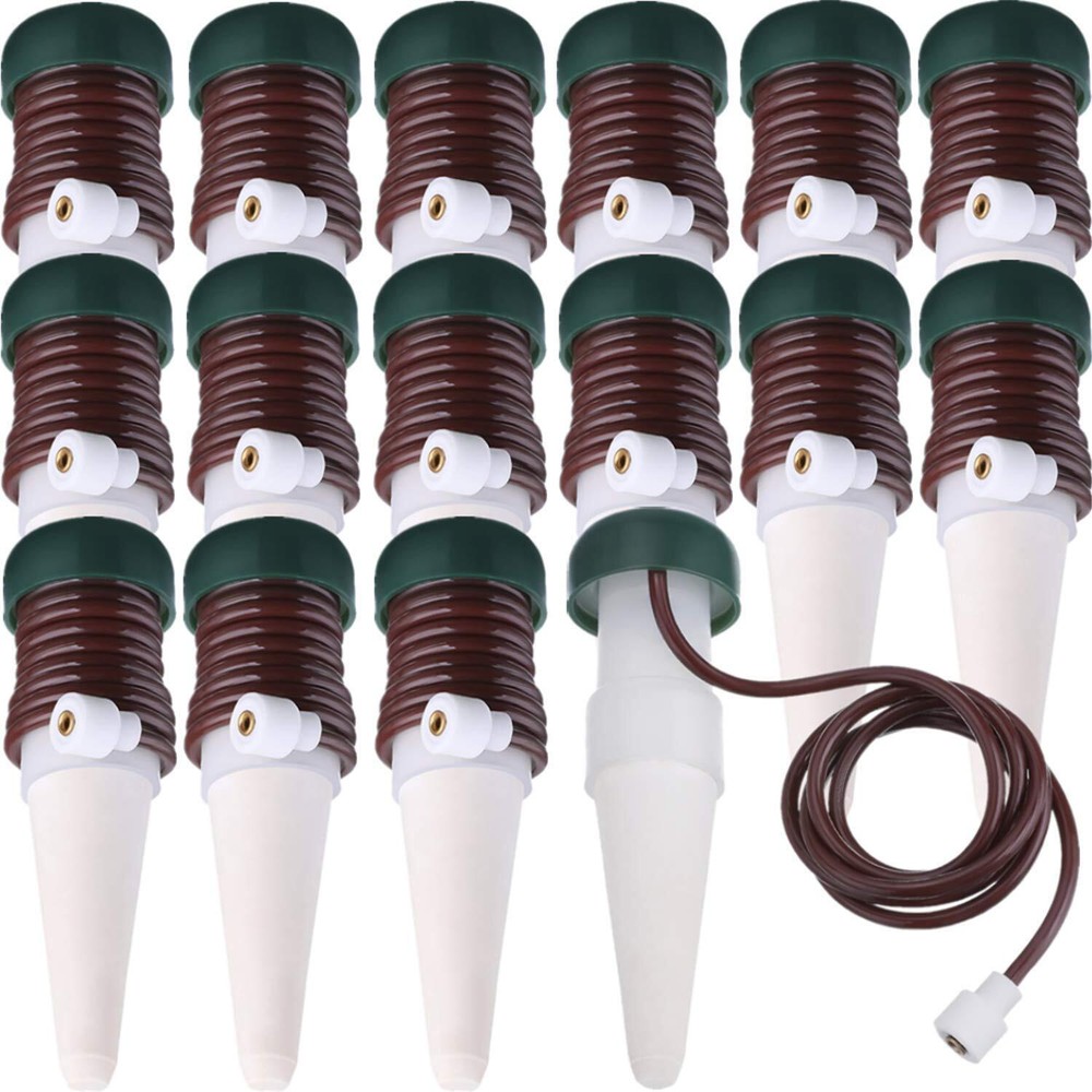 16 Pack Plant Self Watering Stakes Insert Automatic Watering Devices Self Wat...