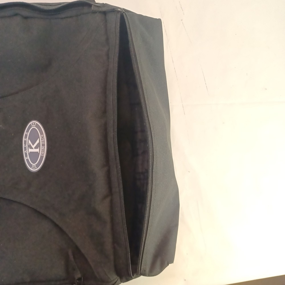 Kaces III 5x14"Drum Pack Snare Case/Bag Soft-Shell Backpack/Shoulder Strap+Stand