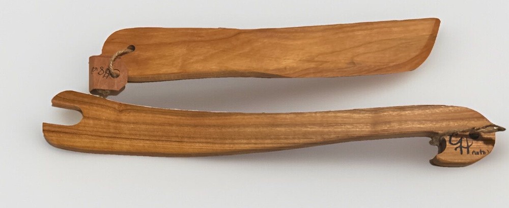 Handmade rustic Oven Rack Push/pull Natural Cherry Wood