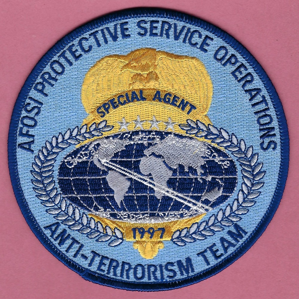 US AIR FORCE PROTECTIVE SERVICE OPERATIONS COUNTER TERRORISM TEAM PATCH