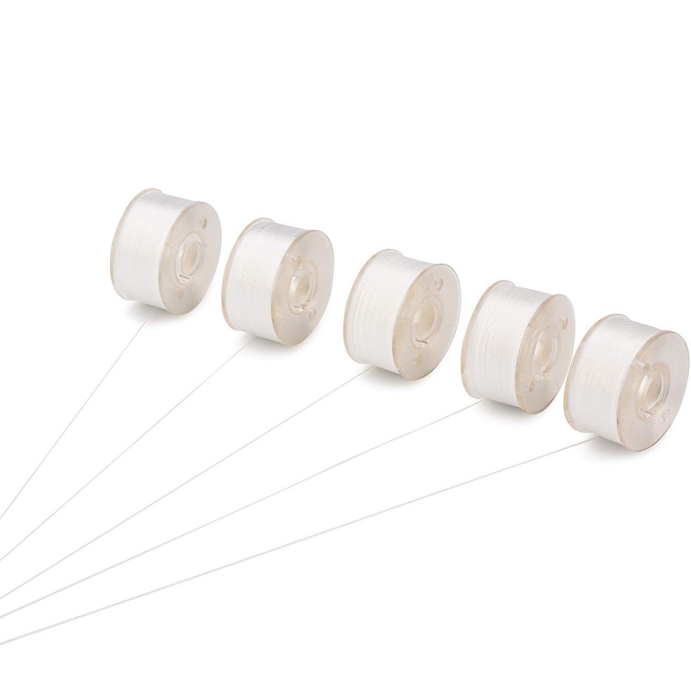 144pcs Embroidery Pre-Wound Bobbins Thread, Class 15 Type A Size SA156, Polye...