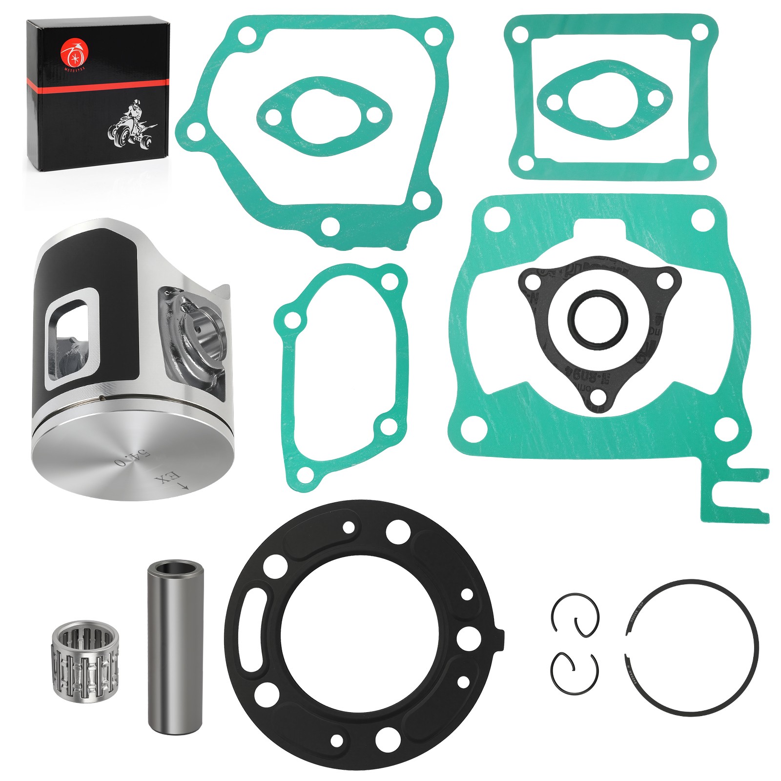 Top End Rebuild Kit 54mm Size B Piston For Honda CR125R 1992-1999 13110-KZ4-505