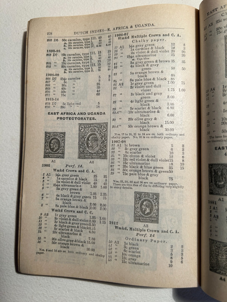 1914 And 1915 Scott's Stamp Catalogs, Used Condition See Pictures