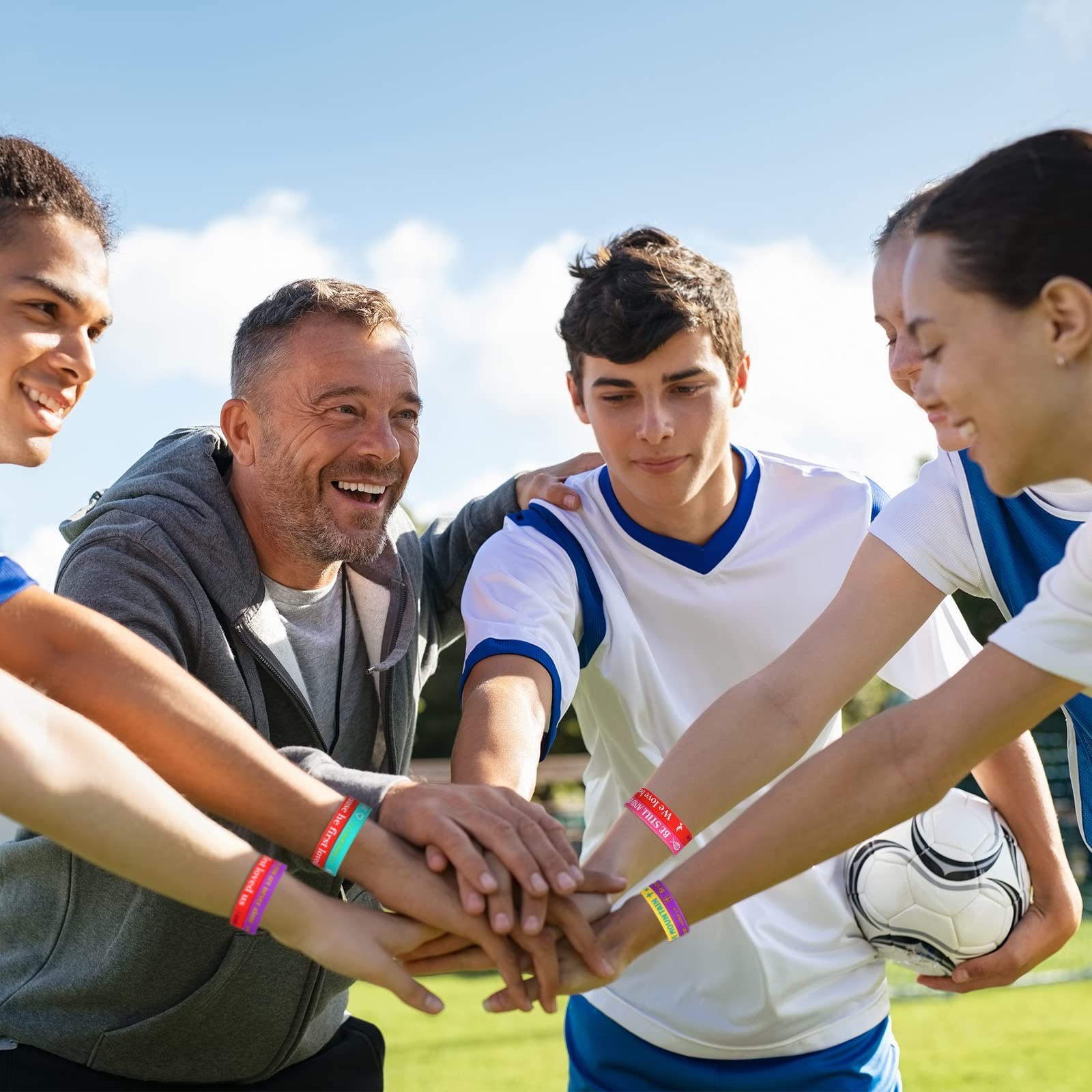 Aoriher 30 Pcs Bible Verses Bracelets Bulk Motivational Christian Bracelets V...