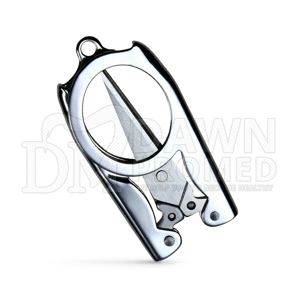 4 Pcs Small Folding Pocket Scissors Sharp Cutter Crafts sewing German Grade