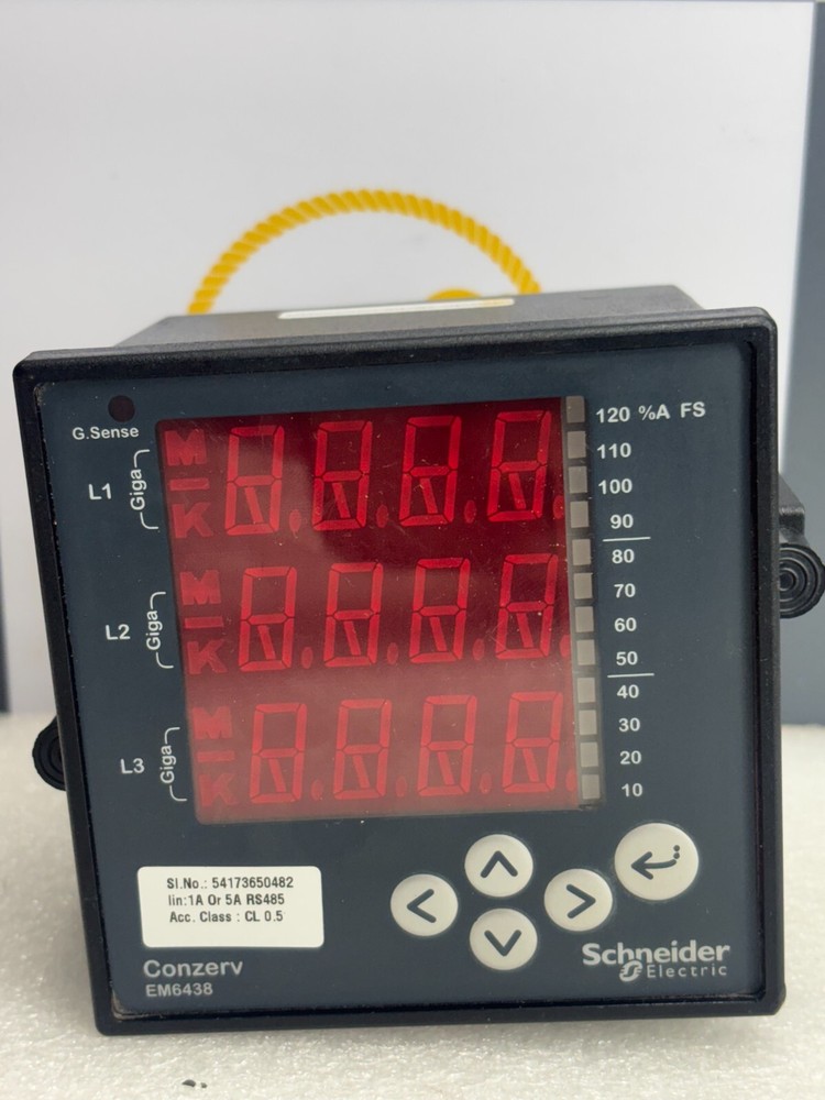 Schneider Electric Conzerv EM6438 Digital Multifunction Meter