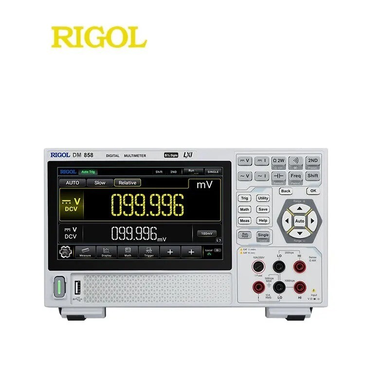 RIGOL TRMS Digital Desktop Multimeter 7-inch Touch Screen Type-C Co DM858/DM858E