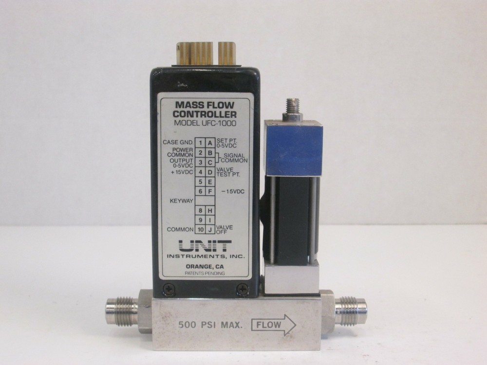 Unit UFC-1000, MFC, Mass Flow Controller, PH3/N2, 100 SCCM, Used