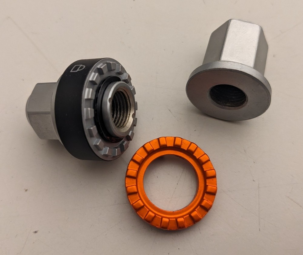 Kryptonite Security WheelNutz - for M10 / 9.82mm Solid Axles - Gravity Activated