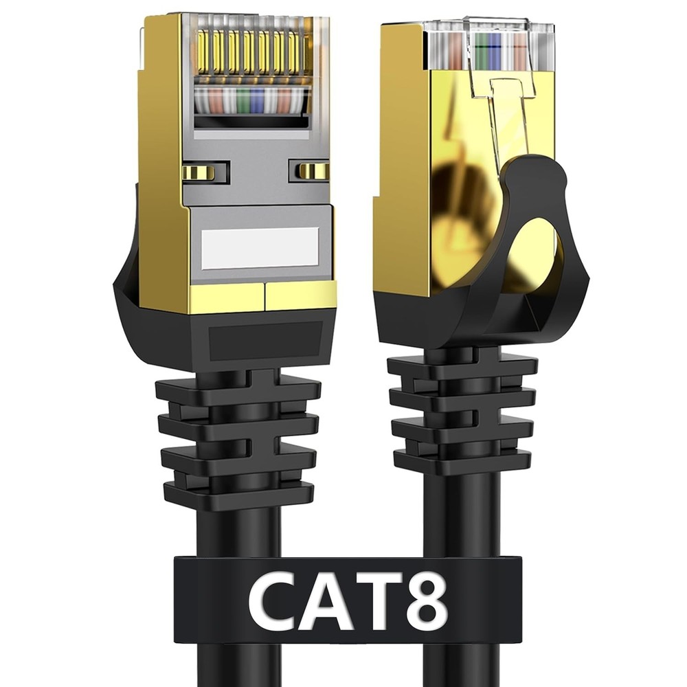 Ultra Fast Cat8 Ethernet Cable 75ft - 2000Mhz Shielded Wire