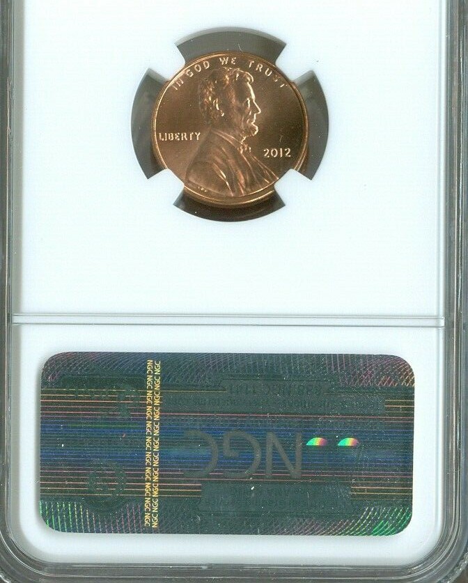 2012 Lincoln Cent NGC NGC MS67 RD MAC Quality