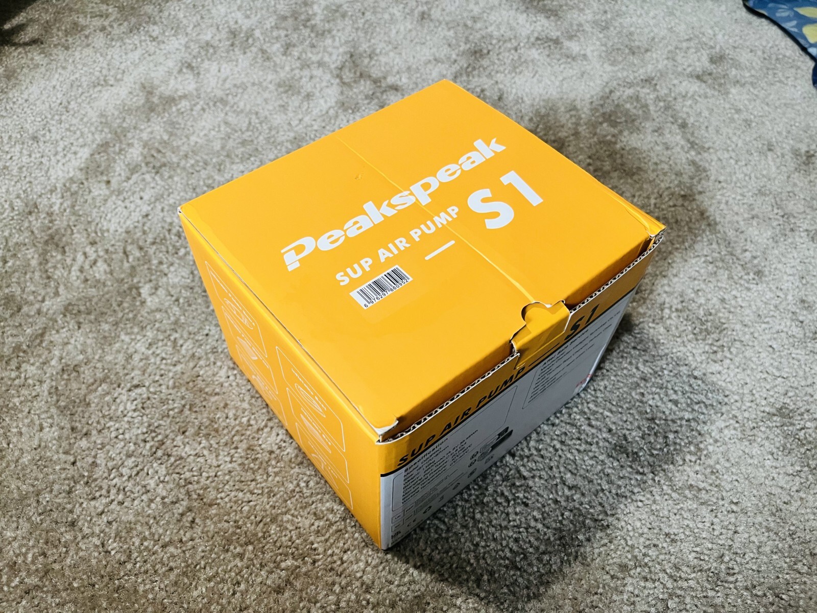 Peakspeak 20PSI Electric SUP Air Pump | Inflator for Paddle Board, boat, tent