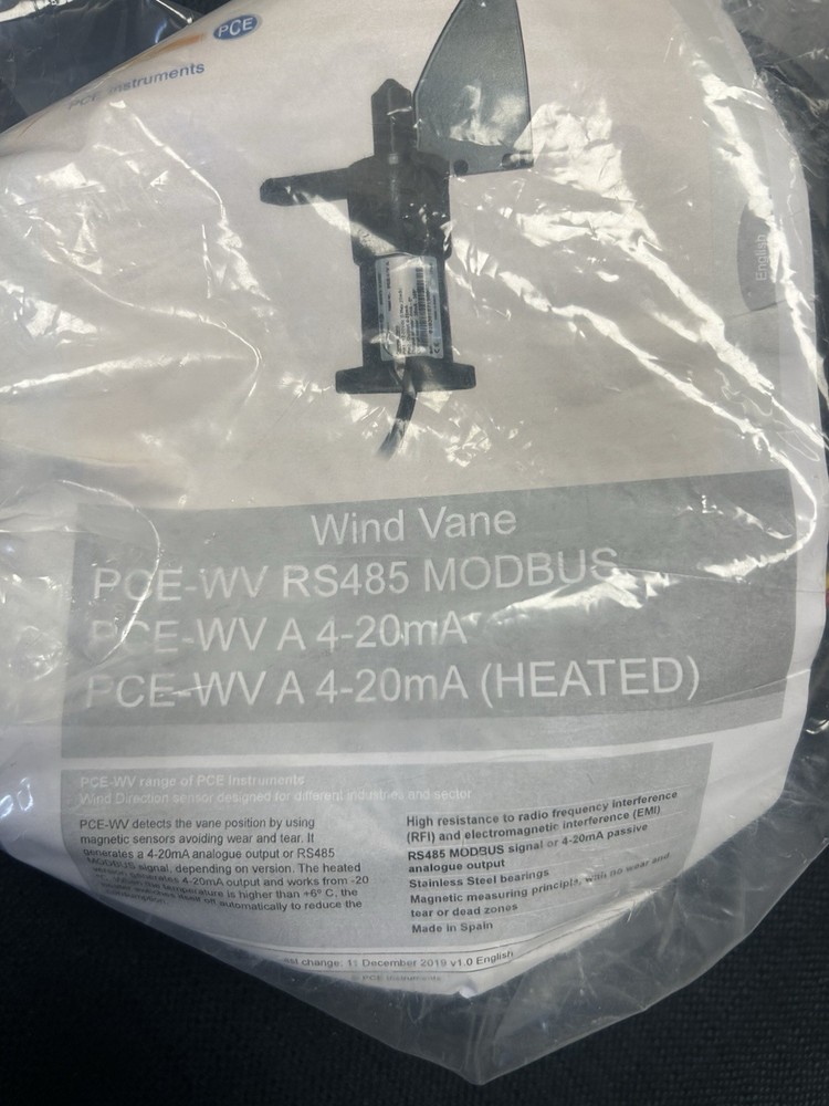 New PCE-WV A Anemometer 4-20ma
