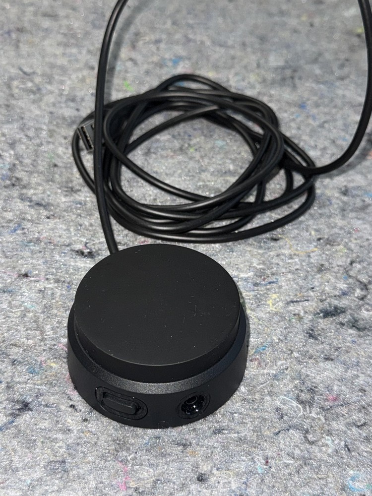 Bose Wired USB Control Pod Puck Black Desktop Audio Accessory Tested