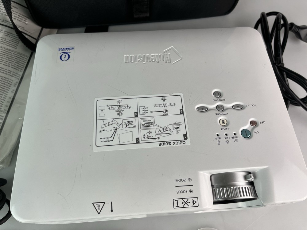 Sharp PG-A10X Portable XGA Projector With Suitcase, Remote, & Cables