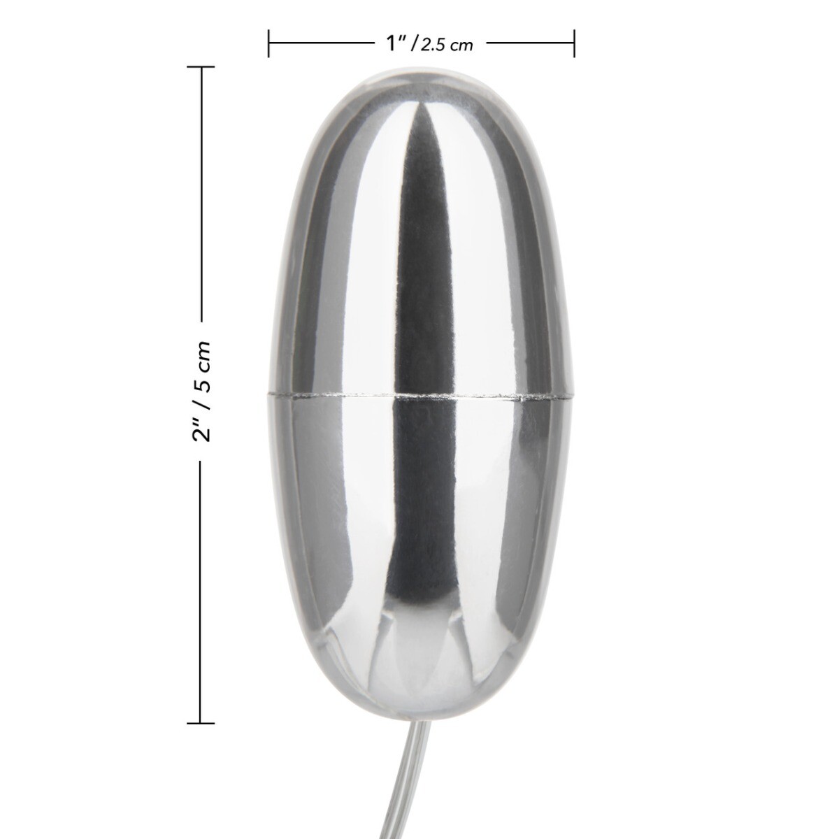 Vibrating Silver Bullet Egg Clit Vaginal Anal Nipple Vibrator Sex Toy for Women