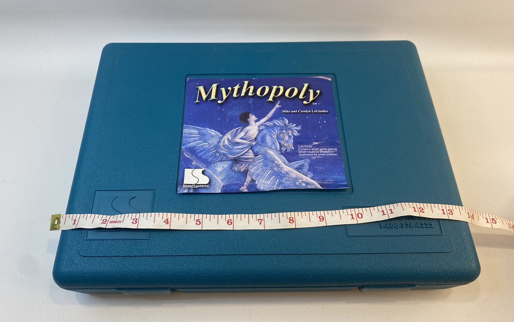 Mythopoly Educational Board Game: Linguisystems By LoGiudice: 2000 EUC, Rare