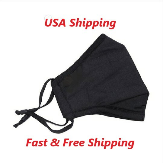 Easy Breathing Face Mask, Reusable Adjustable Ear Loop, Polyester Cotton Cover