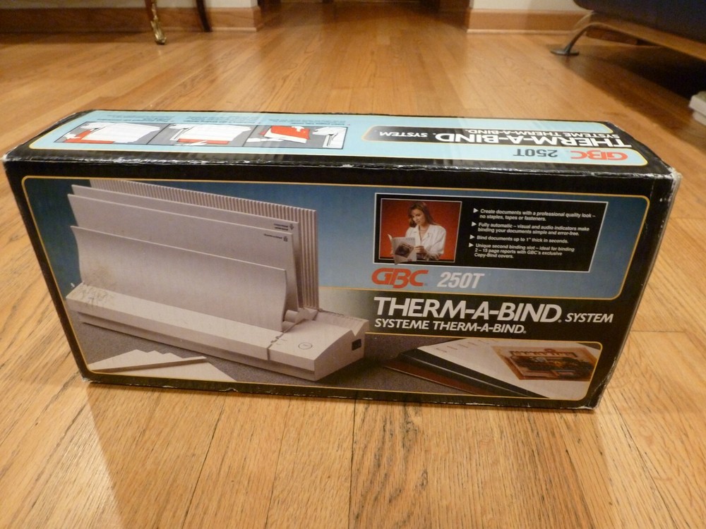 GBC THERM-A-BIND System 250T Automatic Thermal Binding Binder