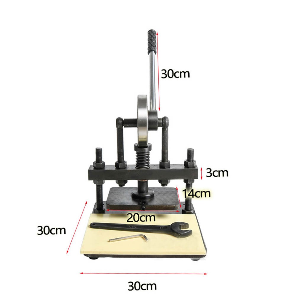 Manual Leather Cutting Machine Leathercraft Cut Embossing