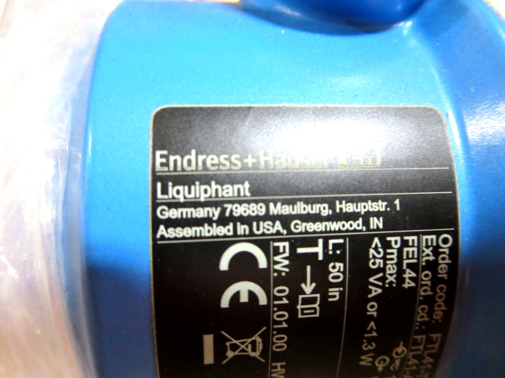 Endress+Hauser FTL41-TCH6/0 Limit/Level Switch Switch Point 49.5"See Description