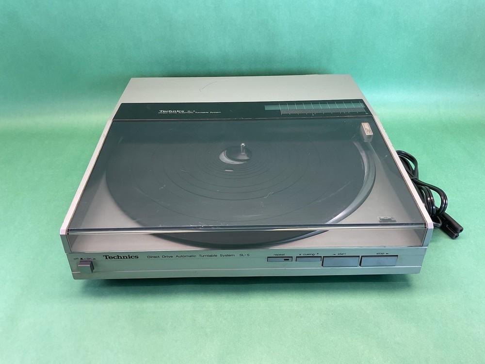 Technics SL-5 Direct Drive Automatic Turntable System POWER TESTED - READ