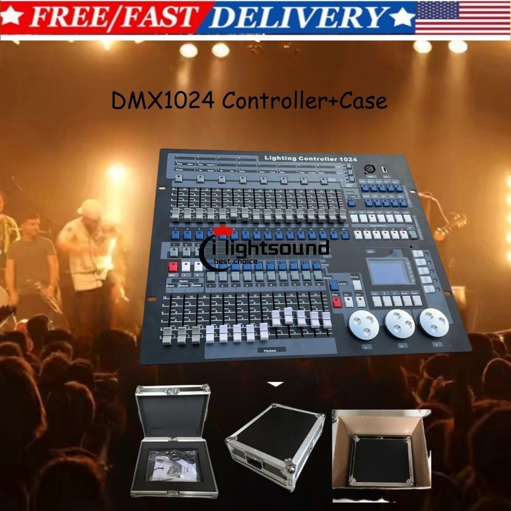 US Kingkong 1024 DMX512 Controller Lighting Console for Stage Light Show