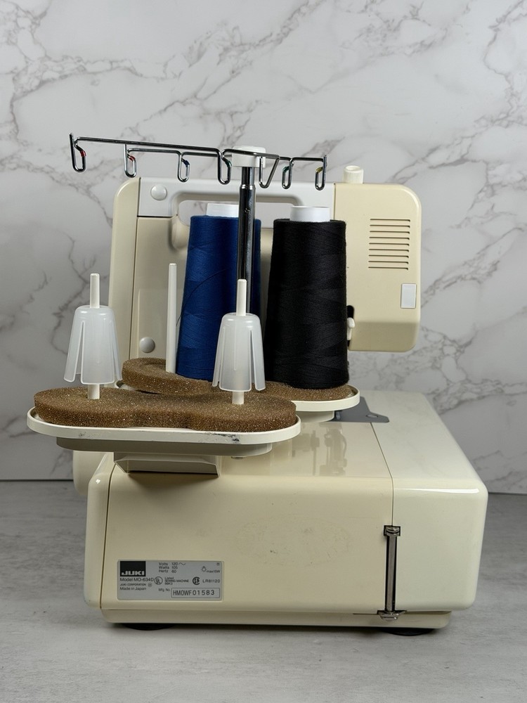 Juki Sewing Machine Model MO-634D Japan Tested Working With Case
