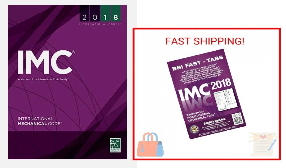 International Mechanical Code 2018, IMC 2018 With fast Tabs