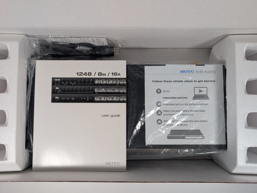 MOTU 1248 Thunderbolt / USB / AVB Audio Interface - OPEN BOX / NEW CONDITION