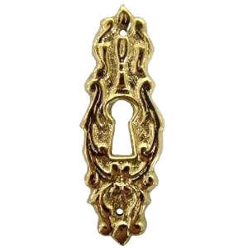 Vertical Solid Brass Escutcheon - 2-1/4"