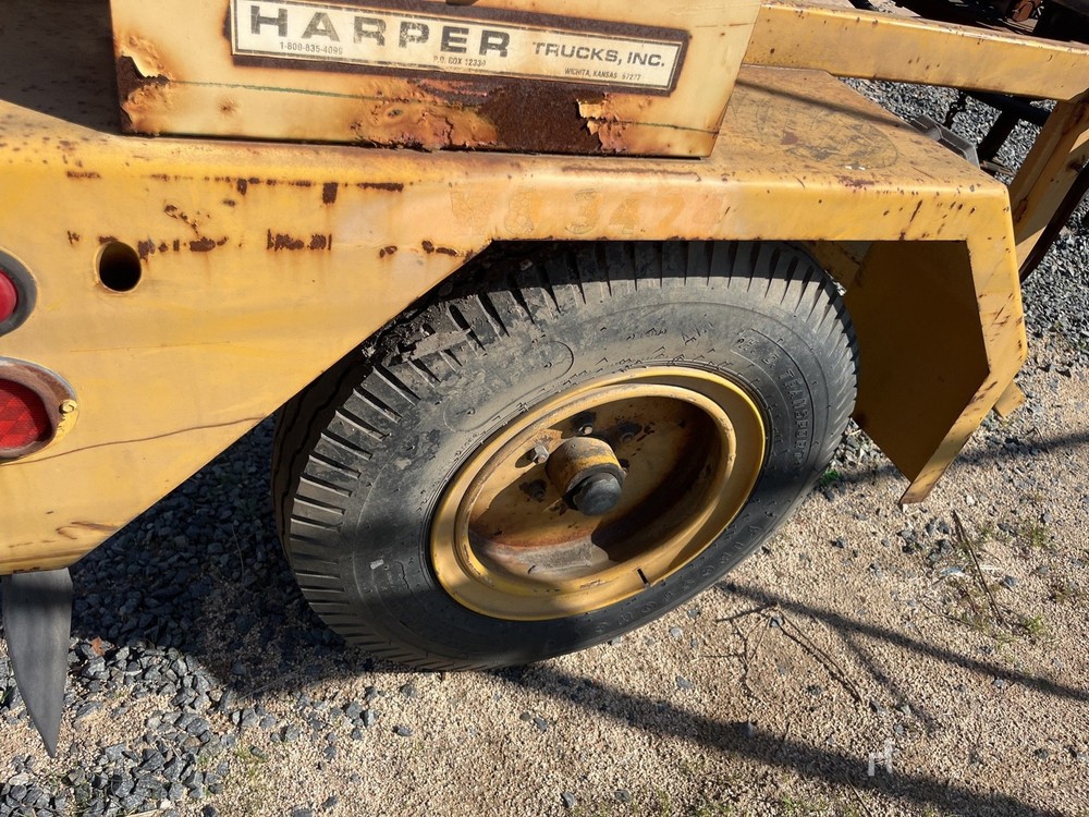 1986 Harper Line Pulling Winch Trailer # 4457