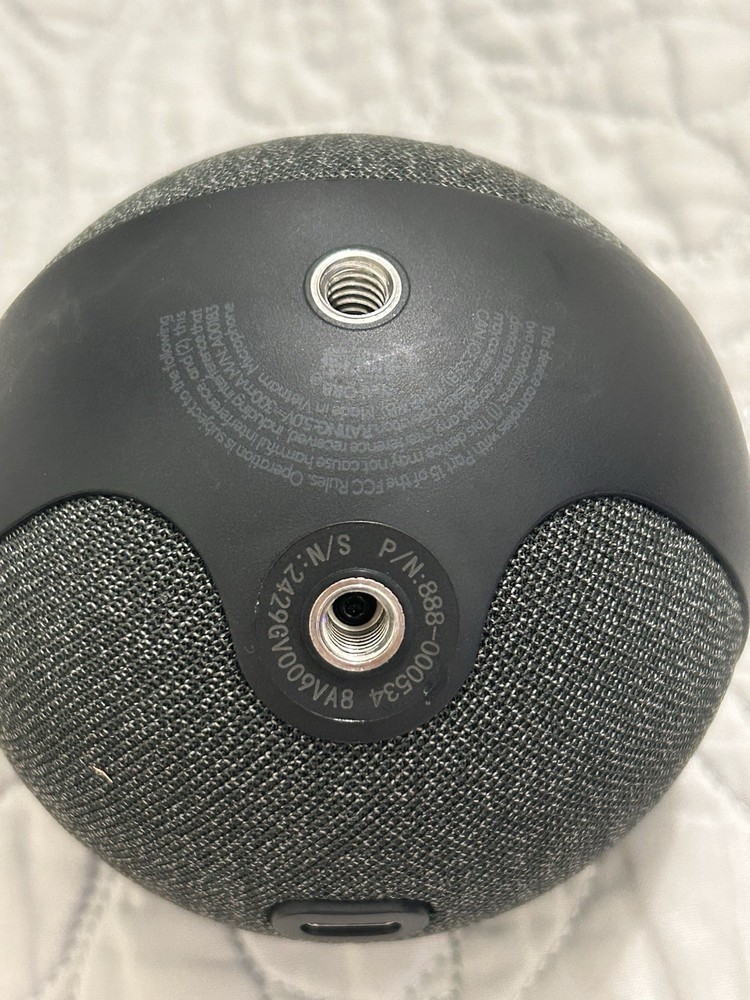 Logitech Yeti Orb USB Condenser Microphone w/ Stand & USB-C Cable Working Tested