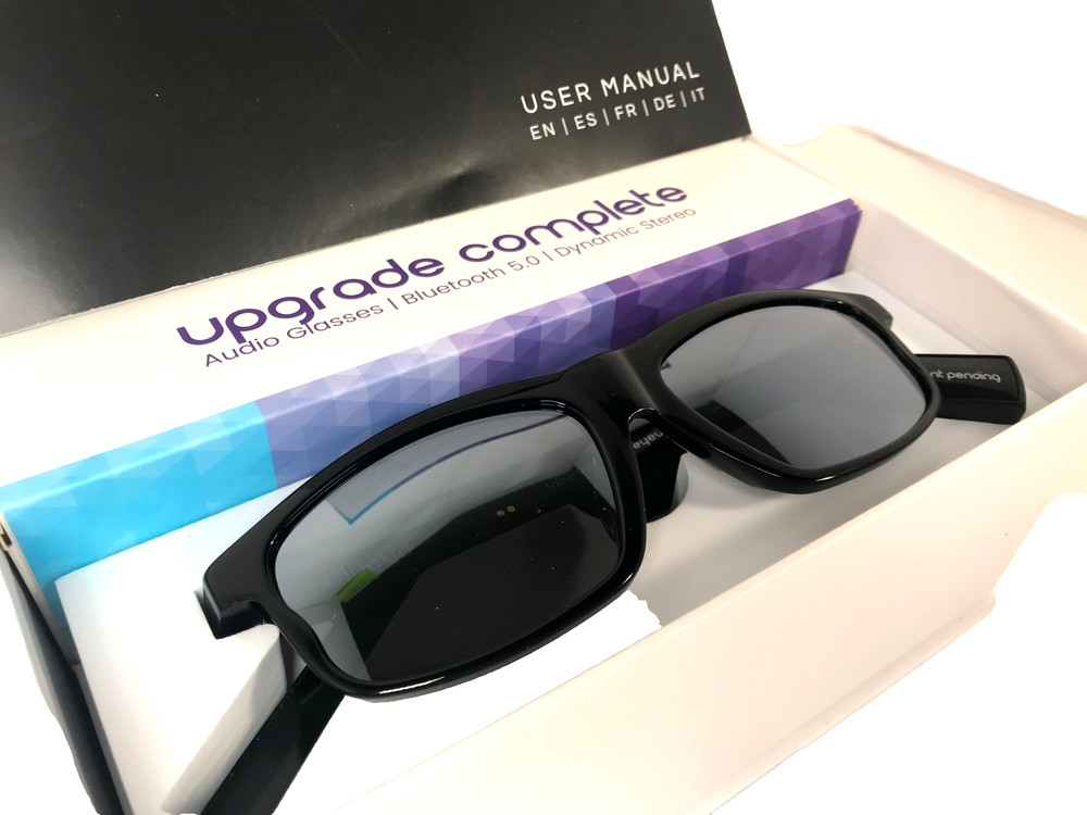Lucyd Lyte Audio Glasses Bluetooth 5.0 Polarized Stereo Touch Control Black