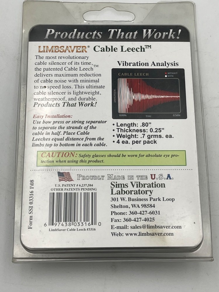 SVL Limbsaver Cable Leech 3316 Made w/ Navcom Material