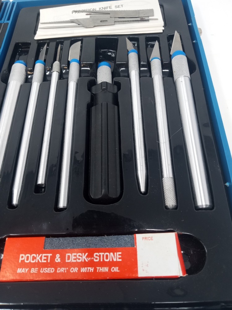 56 Pc. Precision Knife Set for Hobbies & Precision Cuts!
