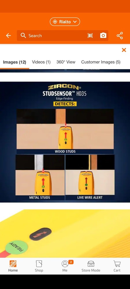 Zircon StudSensor HD35 Stud Sensor New In Package