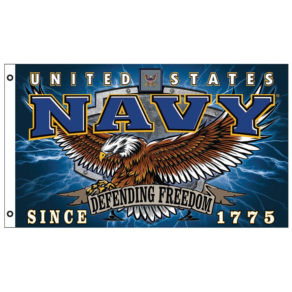 Commander Elite Navy Flag  SCENVFL