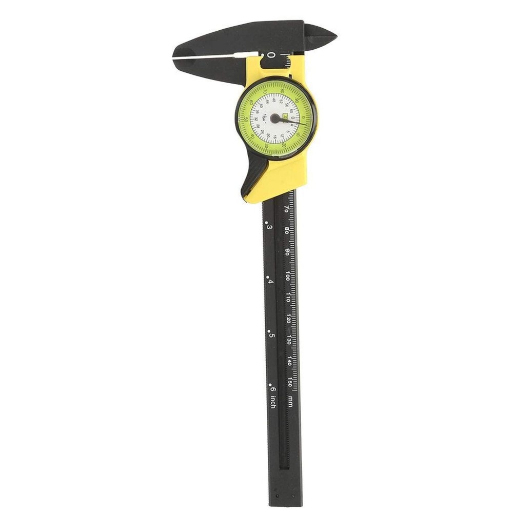 Depth Plastic Dial Vernier Caliper Professional Micrometer High Precision Mea...