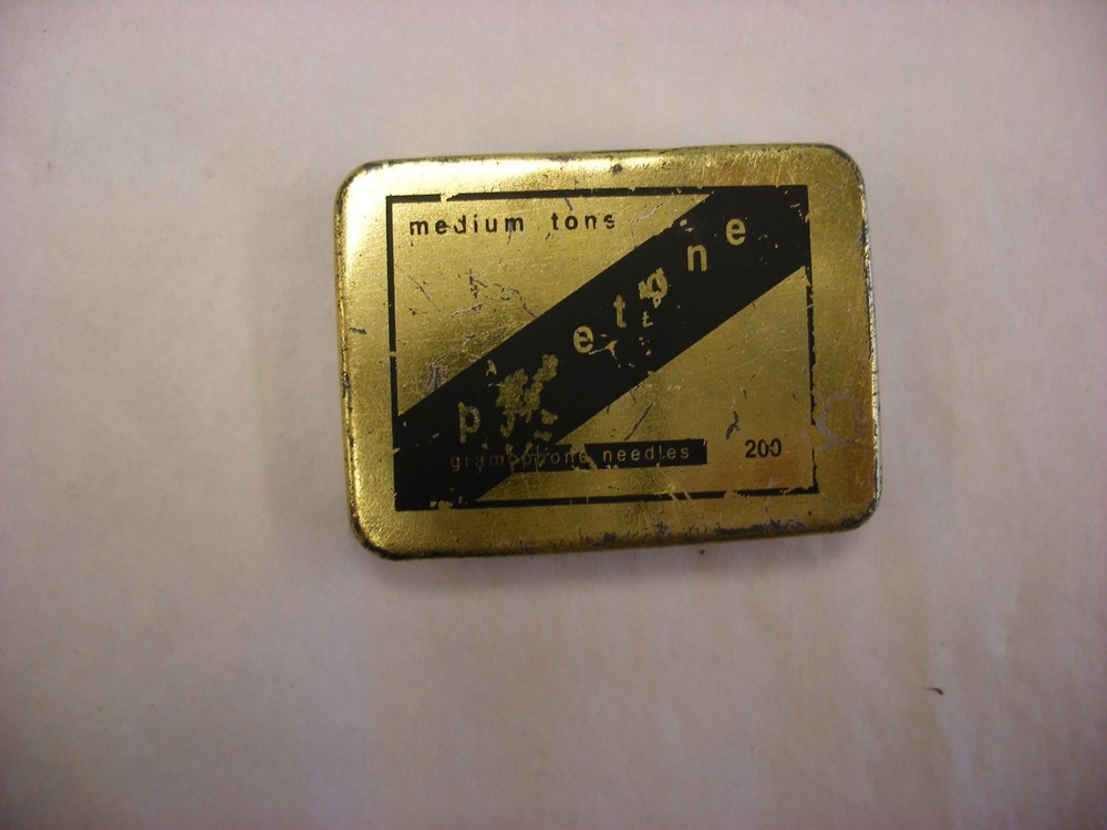 Phonograph Victrola Gramophone - Needle Tin - Puretone Medium Tone