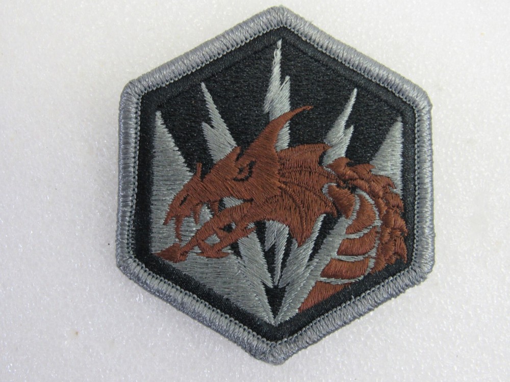 US Army 336TH Military Intelligence Brigade Subdued Hook Shoulder Patch New BDU