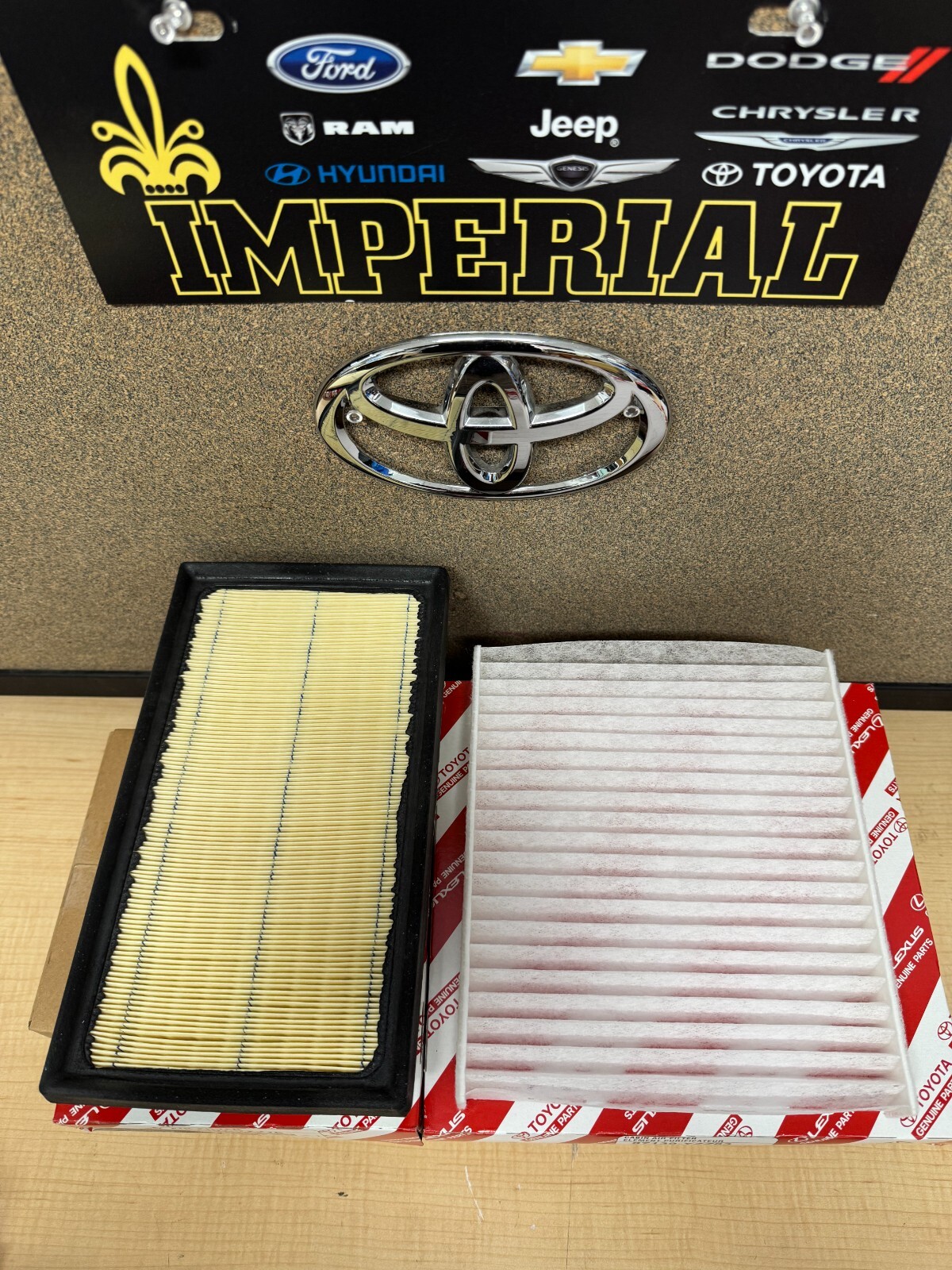 2021-2025 TOYOTA SIENNA 2.5L HYBRID A25AFXS ENGINE AIR FILTER & CABIN AIR FILTER