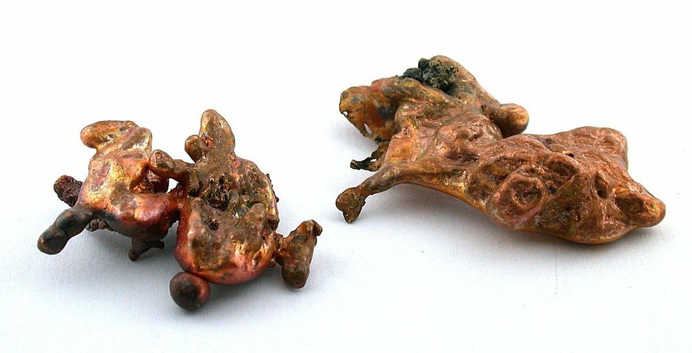 TWO ARIZONA COPPER NUGGET CN9
