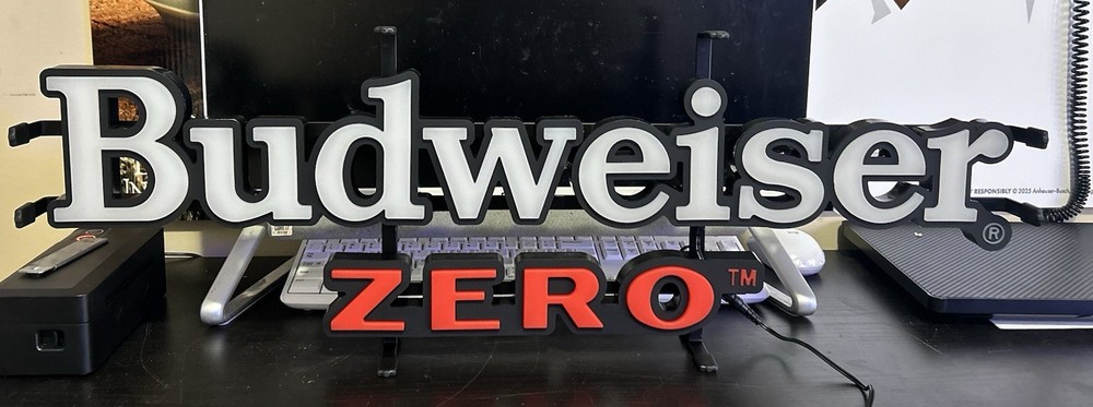 Budweiser Zero LED Neon Light Sign