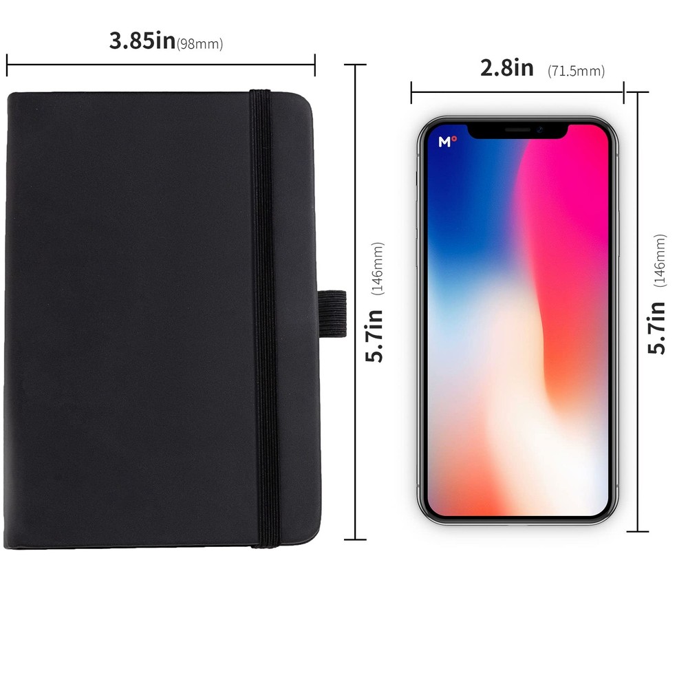 Animusphere 2Pack Pocket Notebook Small Journal 4 Black