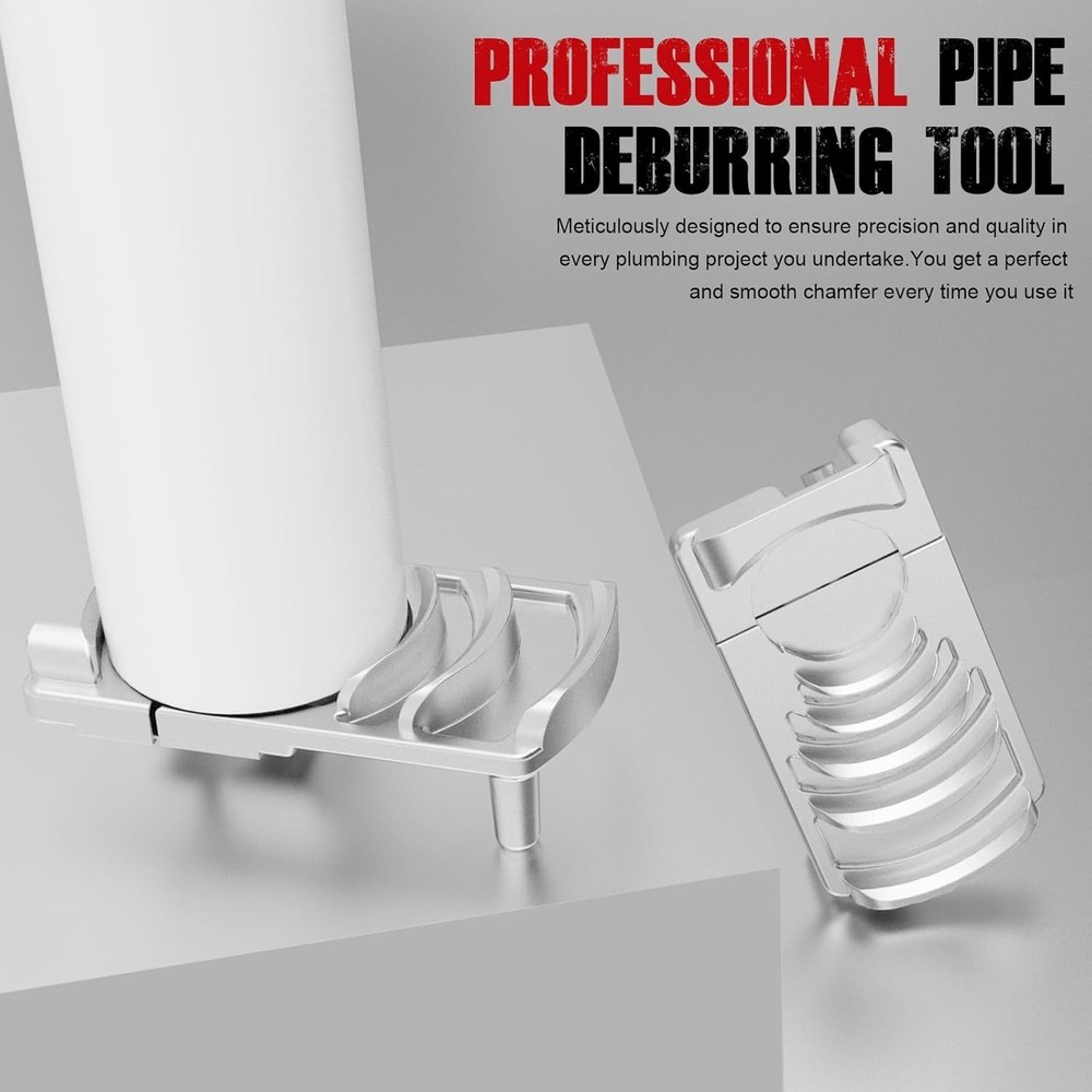 Deburring Tool for PVC Pipe, Plumbing Tools, Professional Plastic Pipe Deburr...