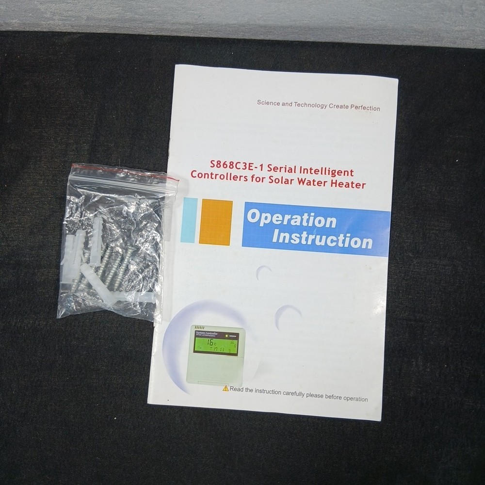 Solar System Controller SR868C8 for Split Pressurized Hot Water Heating System