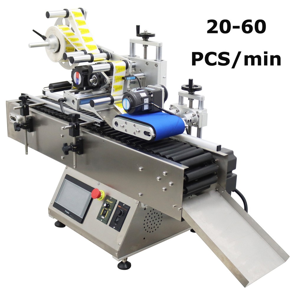 Automatic Full Labeling Conveyor Roller Horizontal Labeling Machine 0.59-1.18"