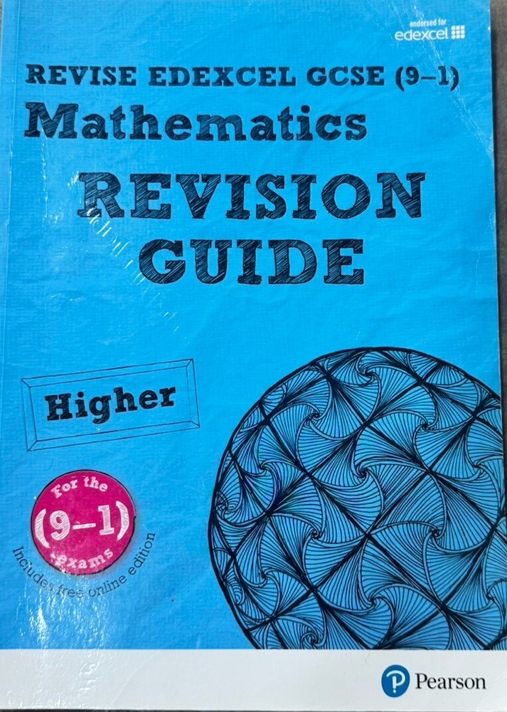 Edexcel GCSE Grade 9-1 Mathematics 'Higher' Revision Guide Maths Pearson