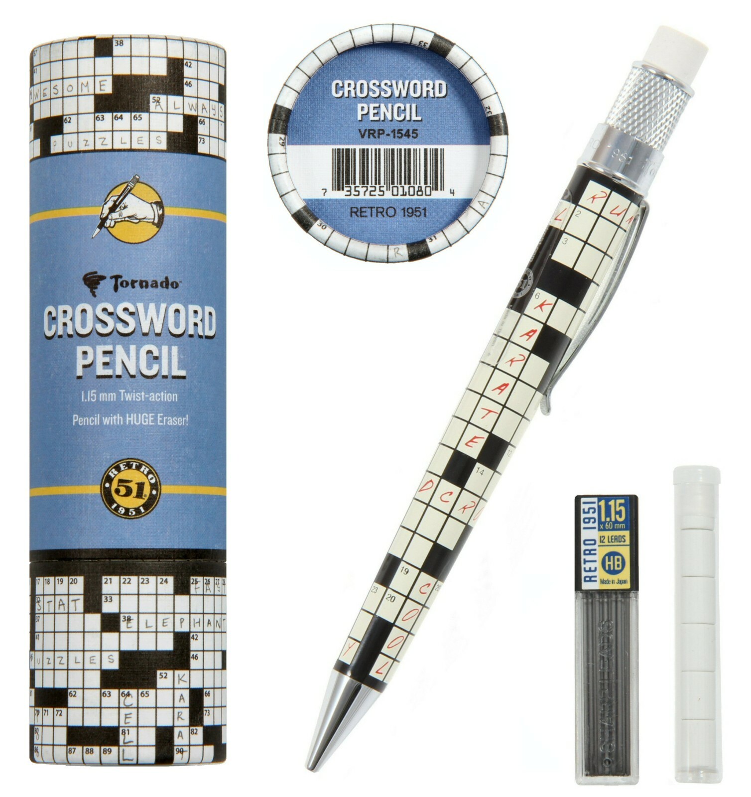 Retro 51 Crossword 1.15 mm Mechanical Lead Pencil #VRP-1545